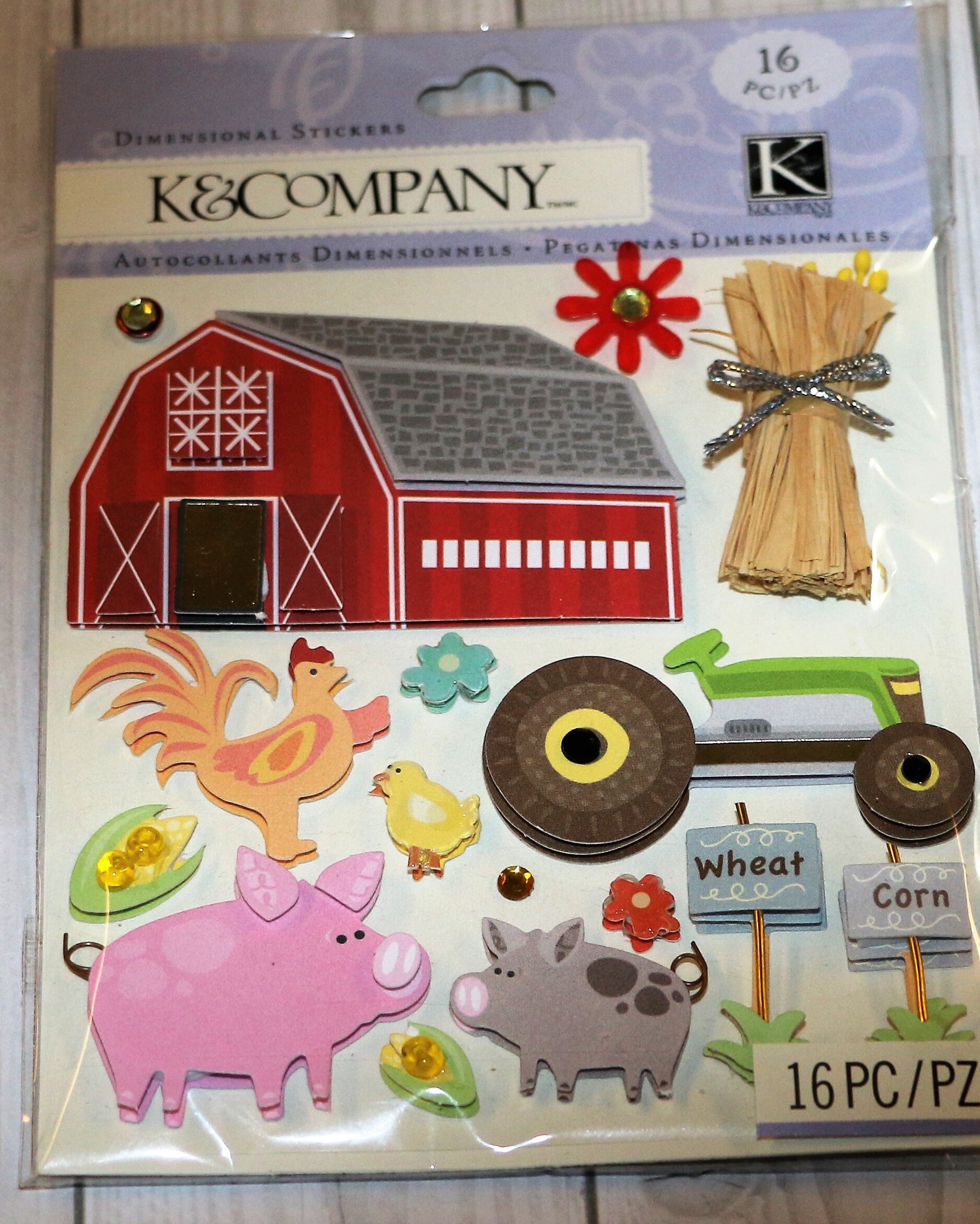Papercraft Craft Supplies & Tools Scrapbooking Farm Stationary, Tractor ...