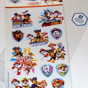 Paw Patrol Stickers Zuma Chase Rubble Rocky Skye Cartoon