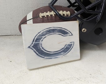 CHICAGO BEARS wood sign | NFL wooden sign | sports decor | Chicago Bears decor | football wall hangings