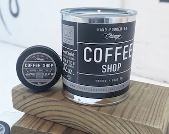 COFFEE SHOP candle | fresh coffee | chai tea| coffee beans | roasting scent | brewing | dad gift