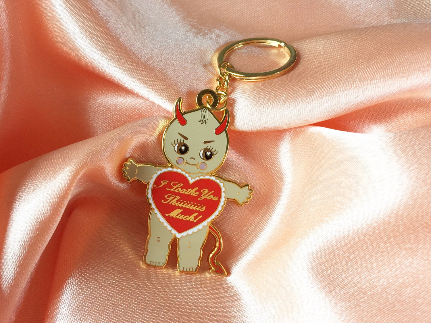 Devilish Kewpie Doll Keychain