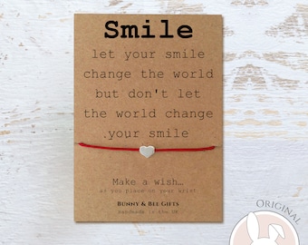 Friends Positivity Gift, Friendship Bracelets, Cheer Up Message Card, Thinking Of You Present, Work Colleagues, Sending Love To A Friend,