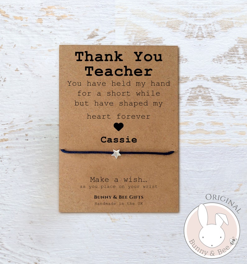 Teacher Thank You Christmas Gift,personalised Present for Teachers