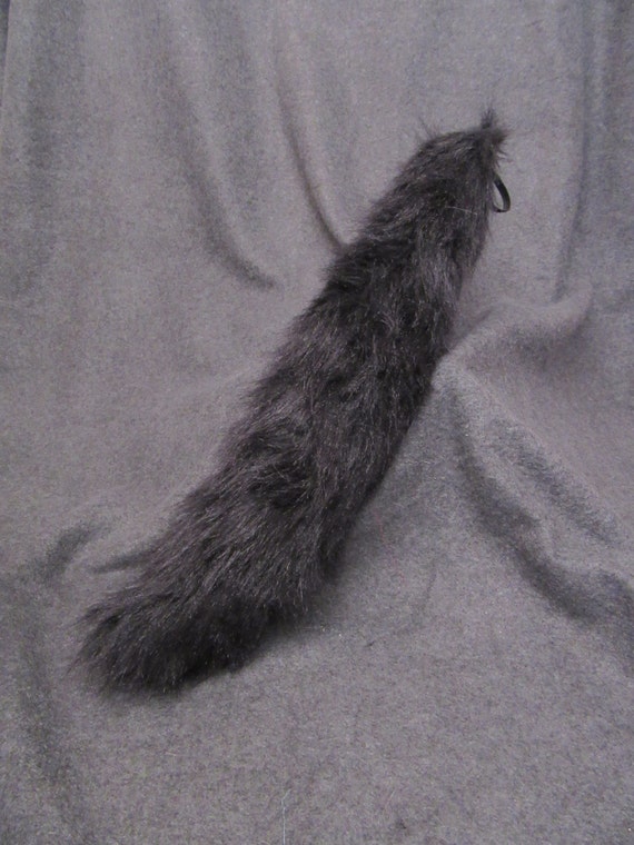 Tail Great Dog or Set-YOU CHOOSE-Soft Faux Fur Anime Kitty Black Cat Ears