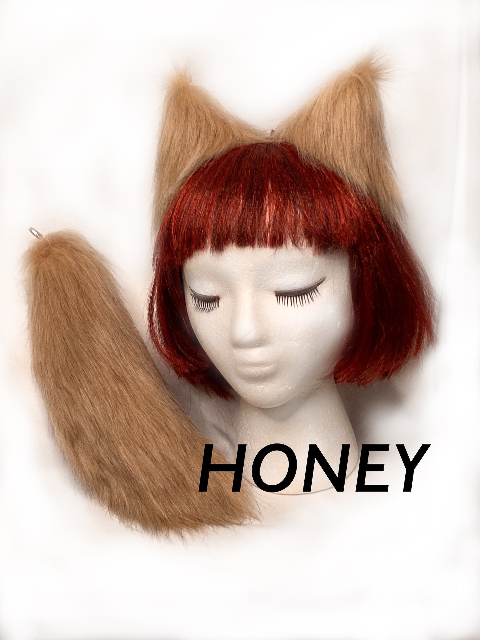 Wolf Ears and Tail/13 SET 5 Browns Clipon or Elastic Etsy