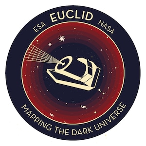 Autocollant en vinyle EUCLID Space Mission, inspiré des écussons des missions spatiales