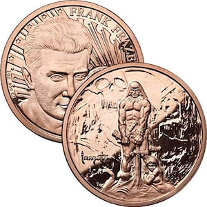 Frank Frazetta The Barbarian 1 oz Copper Round