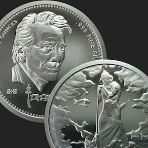 Death Dealer 2 OZ .999 Silver Coin FRANK FRAZETTA New! Large 47mm the reaper art