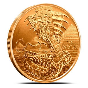 The  Egytian Dragon 1 oz Copper Round, World of Dragons Series
