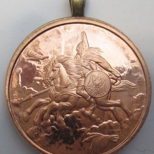 Sleipnir Nordic Creatures 1 OZ .999 Fine AVDP Copper Round Bullion Coin/Pendant