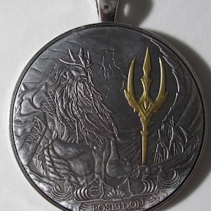 Poseidon God of the Sea COIN/PENDANT
