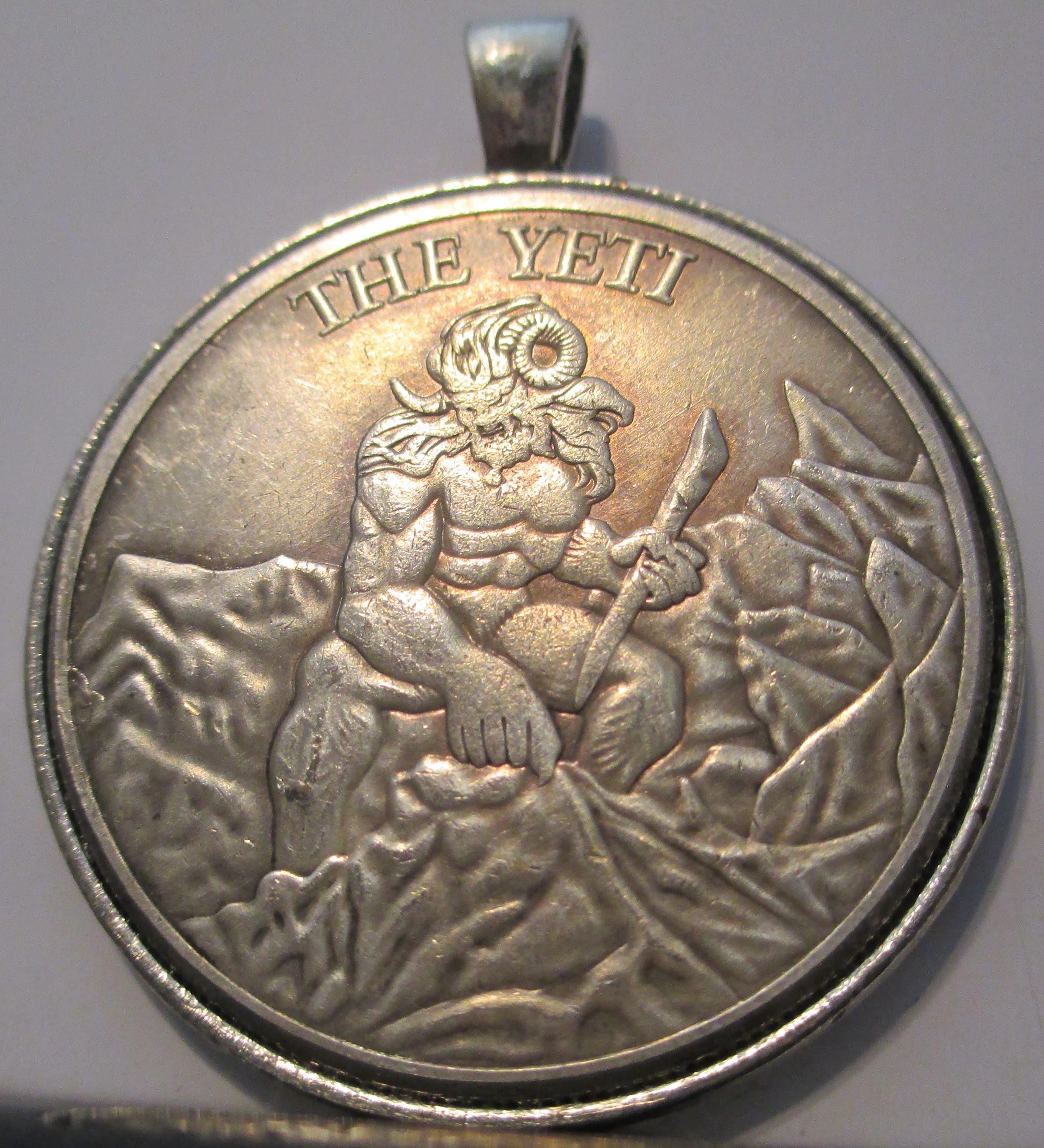 Yeti Coin/pendant - Etsy