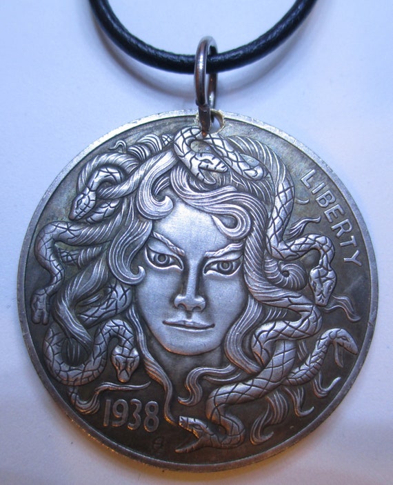 1938 Hobo Morgan Dollar Coin- MEDUSA - Fantasy Coin!, 24