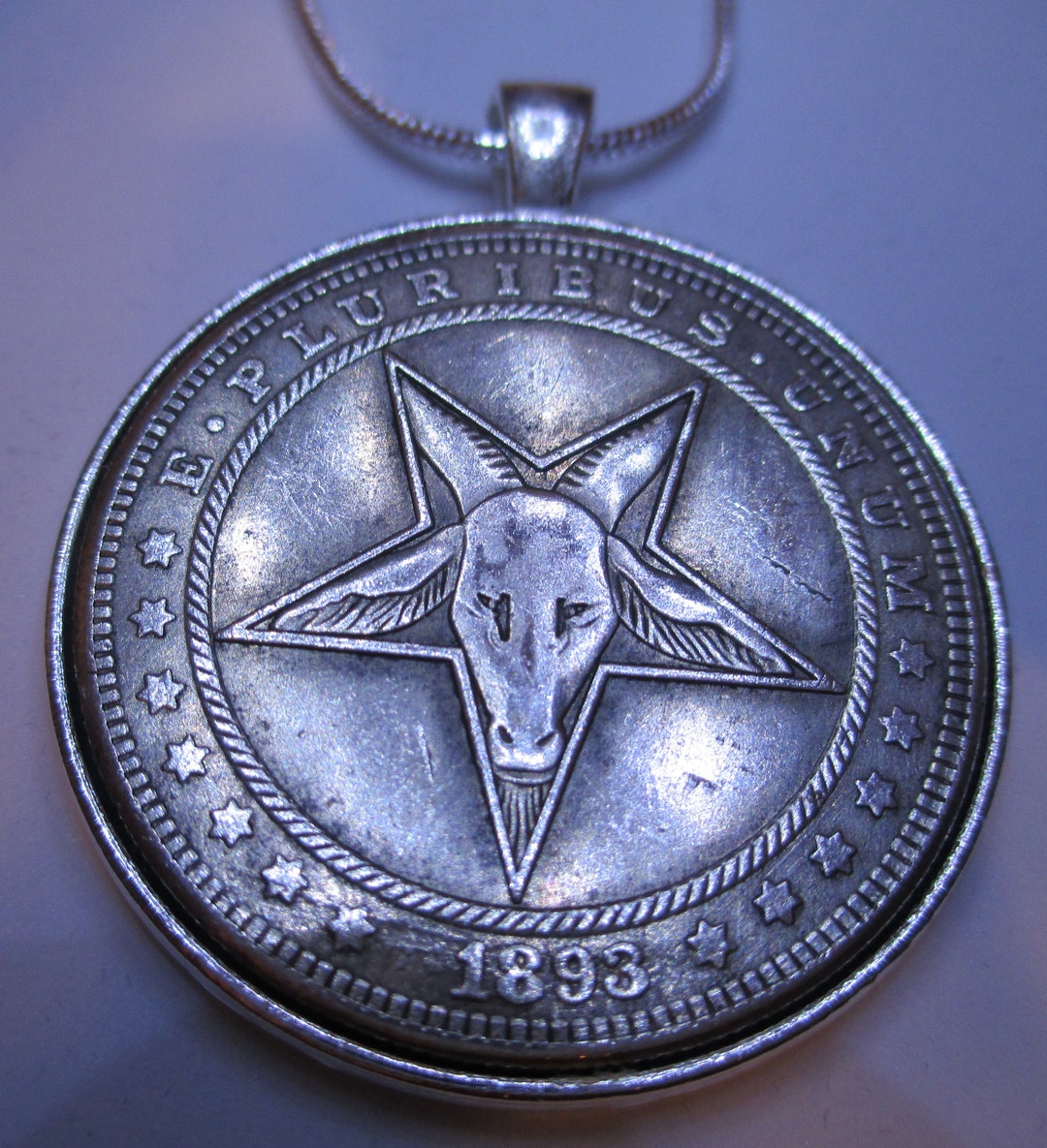 HOBO NICKEL 5 Étoile Pointue Pentagramme Lucifer Satan Devil Novelty ...