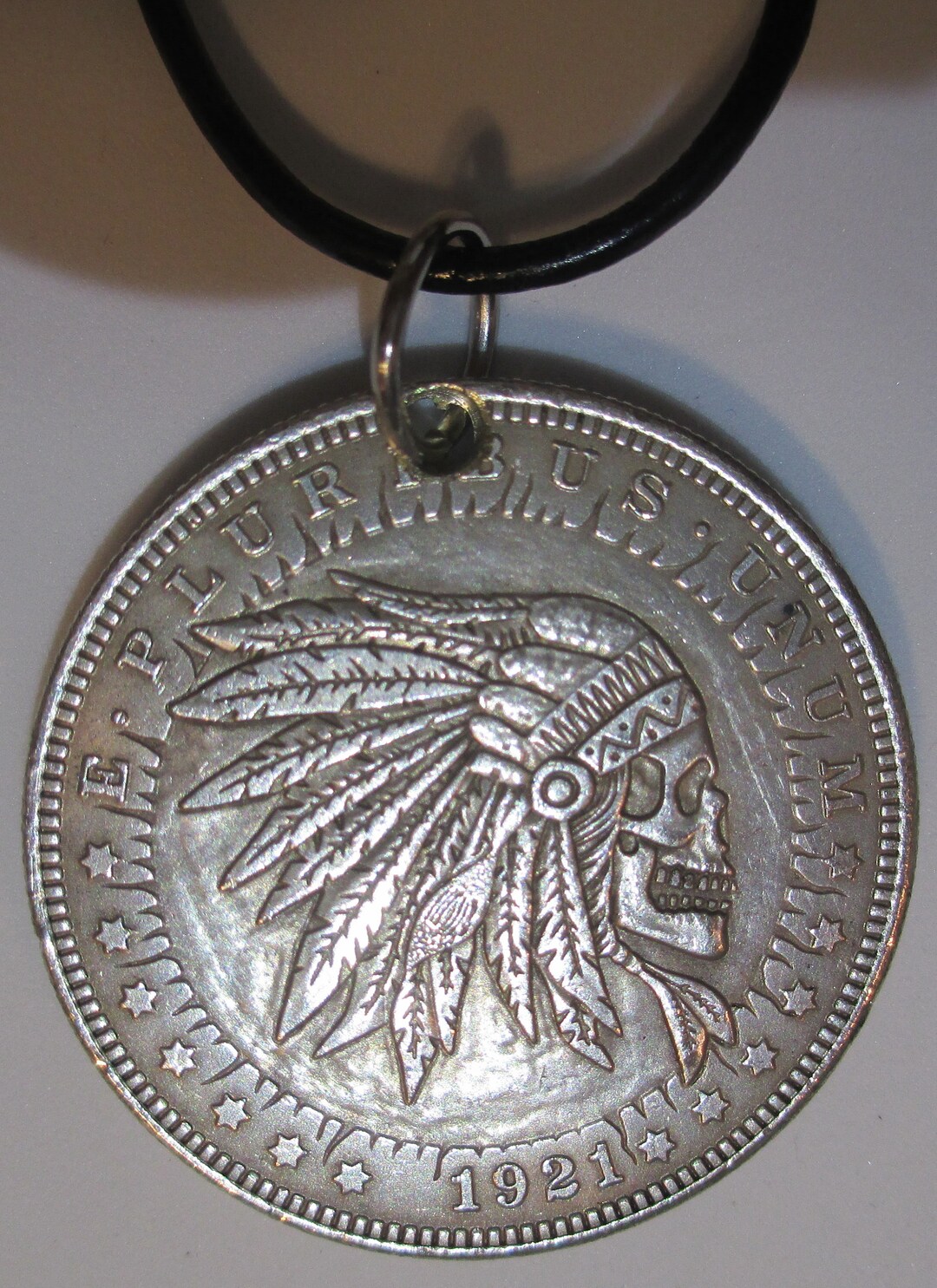 1921 Hobo Morgan Dollar Coin- Indian Chief Skull - Fantasy Coin ...