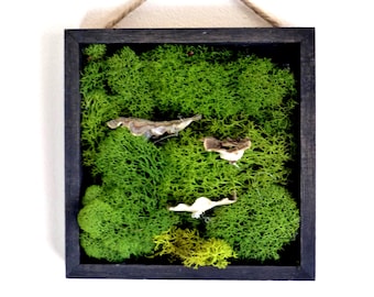 Miniature Moss Wall Art