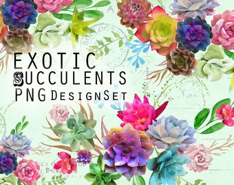 Watercolour Floral Garland PNG Clip Art Hand Painted - Etsy