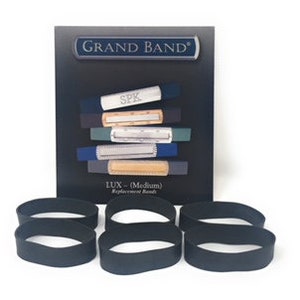Paquete de 12 - Bandas de reemplazo de Grand Band - 13 colores para elegir - Lux (Medium) Size