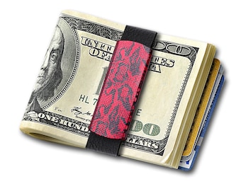 GRAND BAND Deluxe Money Band Red Snake Skin Design