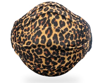 Reusable Face Mask Leopard Print
