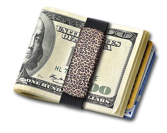 GRAND BAND Deluxe Money Band Leopard Design