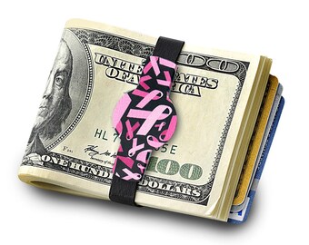 Breast Cancer Awareness Grand Band Modern Wallet