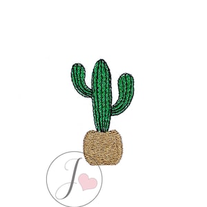 Cactus 3 Diseño de bordado, patrón de bordado de cactus, diseños de bordado de máquina