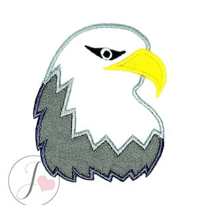 Eagle Head Applique Design, Eagle Applique Designs, Machine Applique Designs