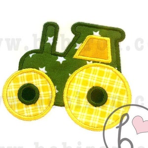 Tractor Applique Design, Boy Applique Design, Machine Embroidery Pattern, Instant Download