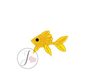 Goldfish Embroidery Design, Machine Embroidery Designs