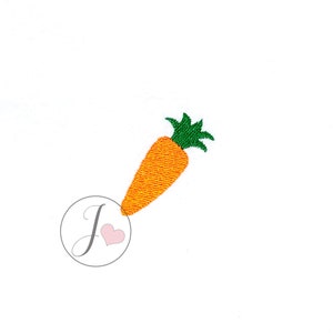 Carrot Embroidery Design, Mini Embroidery Designs, Machine Embroidery Designs