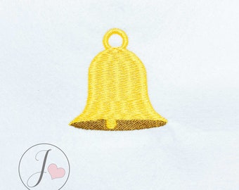 Bell Mini Embroidery Design, Machine Digital Pattern