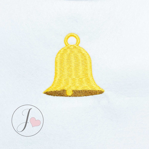 Bell Mini Embroidery Design, Bell MAchine Digital Pattern, Bell Machine Embroidery Designs