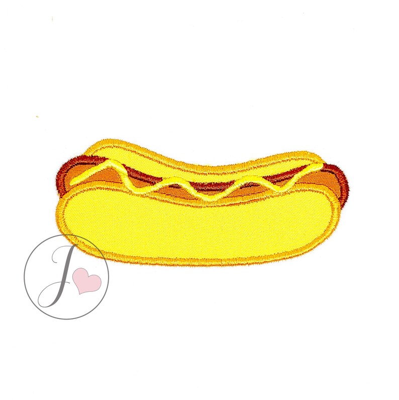 Hotdog Applique Design Machine Applique Designs