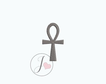 Ankh Symbol Embroidery Design, Machine Embroidery Designs