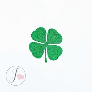 Four Leaf Clover Mini Embroidery Design, Clover Embroidery Designs