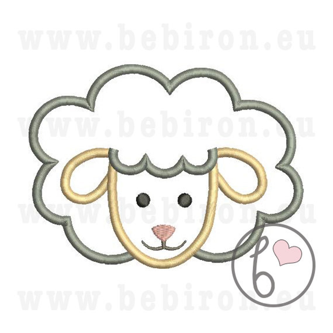 Sheep Applique Design Machine Embroidery Pattern Instant - Etsy
