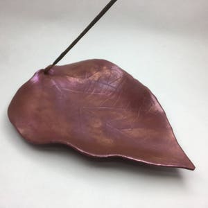 Pork Rootingburnt-Out ornament home decoration dark red leaf molded by hand fimo creations Meditation Christmas