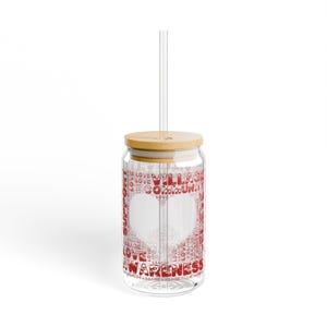 Bicchiere Community Love Sipper, 16 once - Perfetto per esterni, matrimoni, regali, eventi di sensibilizzazione, stoviglie ecologiche