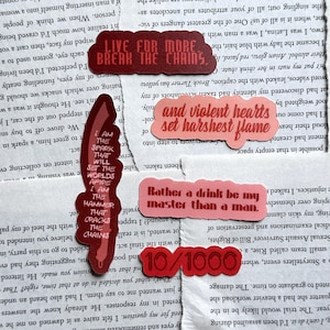 Sci-Fi Kindle Starter Pack, Mars Insert, Stickers & Bookmark Set