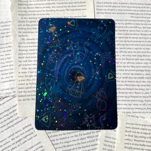 The Other Kindle Insert – Whimsical Portal Design with Star Holographic Overlay Paperwhite basic Colorsoft