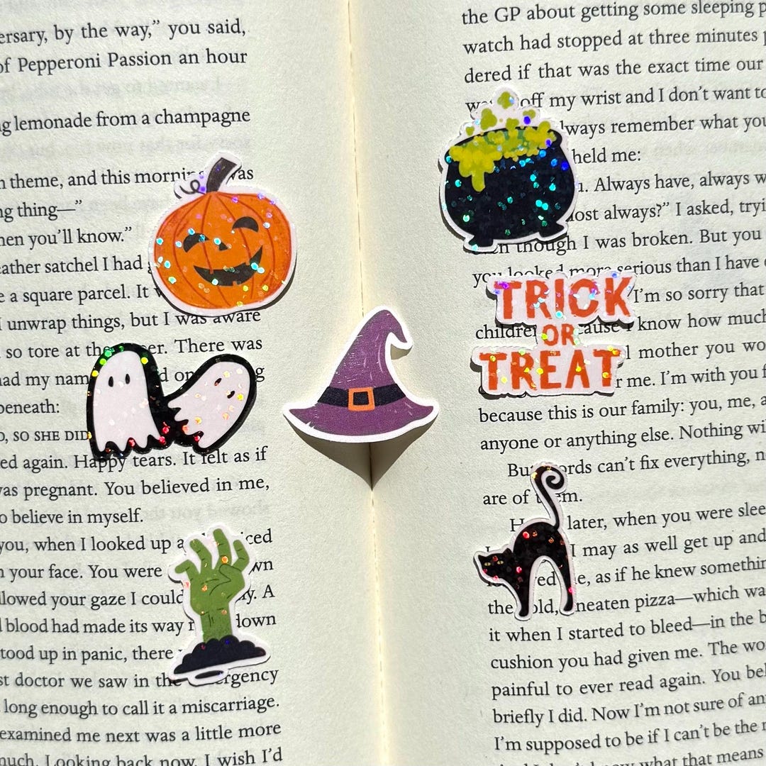 Mini Halloween Holographic Sticker Set | Spooky Cute Stickers | Ghost ...