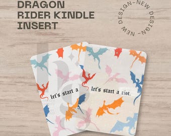 Inserto Kindle de dragón, estrella holográfica, accesorios de lectura de fantasía
