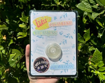 Stars Hollow-Inspired Sticker & Kindle Pack | Coffee Lover Bookmark, Holographic Waterproof Stickers, Bookish Gift Set