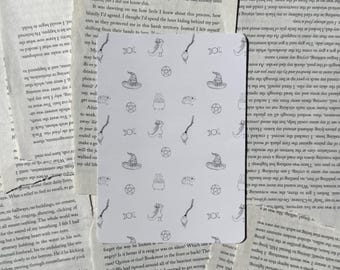 Witchy Symbols Kindle Insert • Gothic Dark Academia Reading Accessory • Spooky Bookish Gift for Witches and Readers