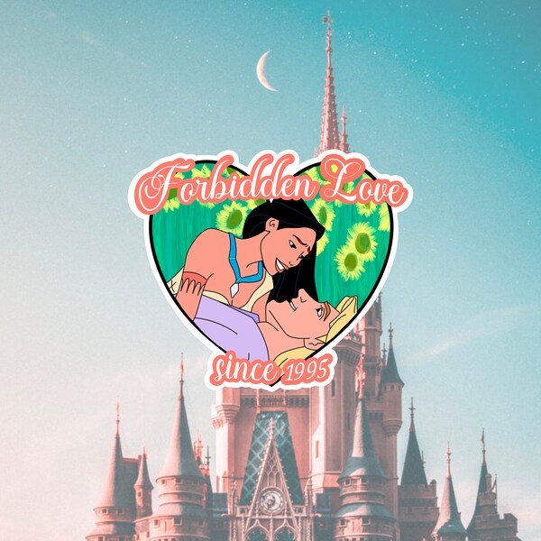 Pocahontas Disney Book Trope, Waterproof Sticker