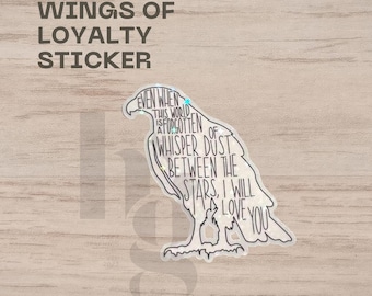 Wings of Loyalty | Celestial Hawk Waterproof Sticker