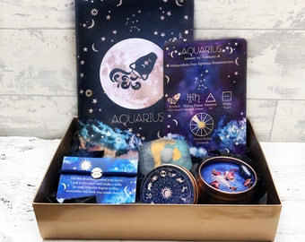 Aquarius Star Sign Gift Box