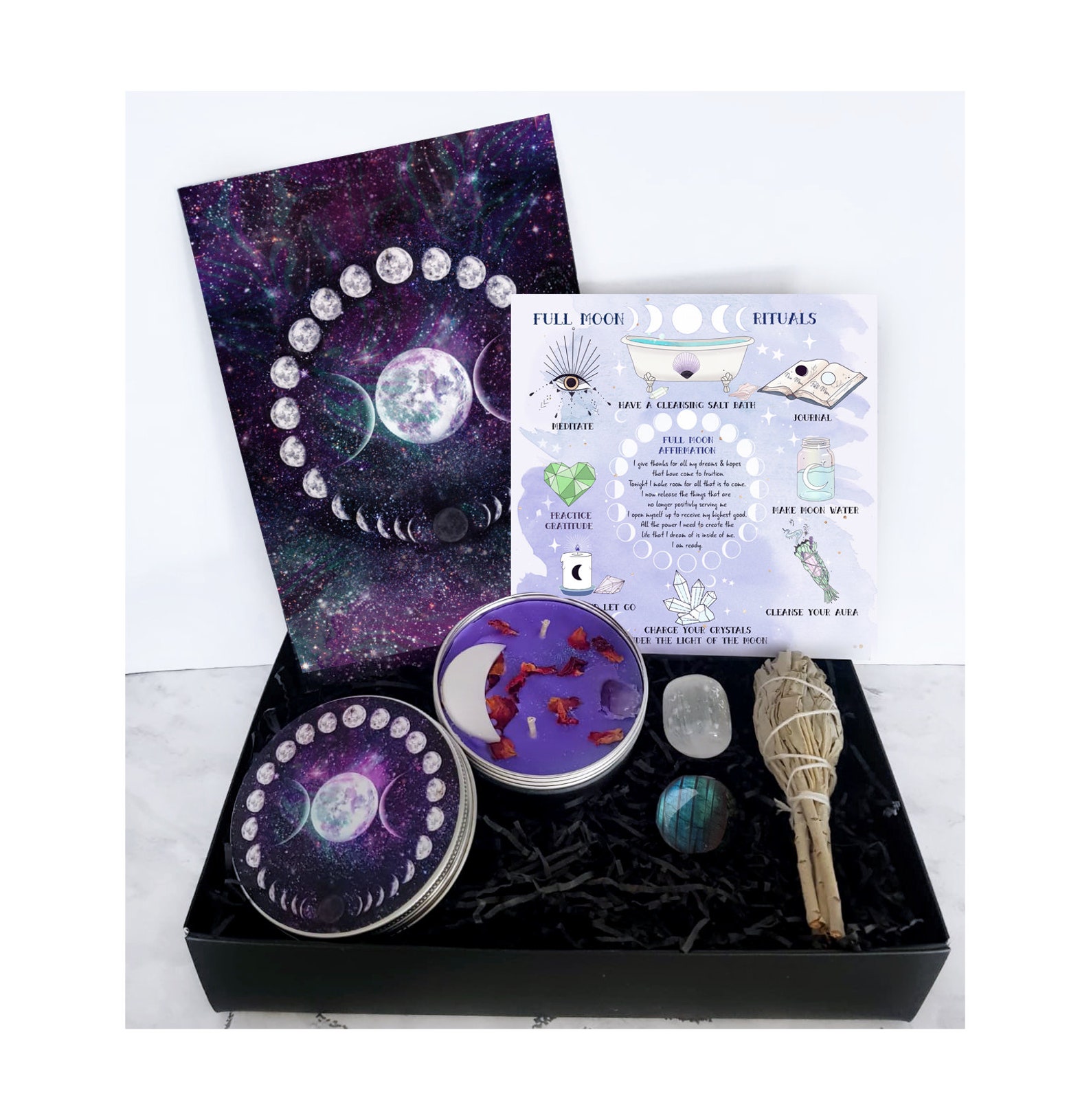 Moon Box Moon Gift Box Full Moon Gift New Moon Gift Etsy