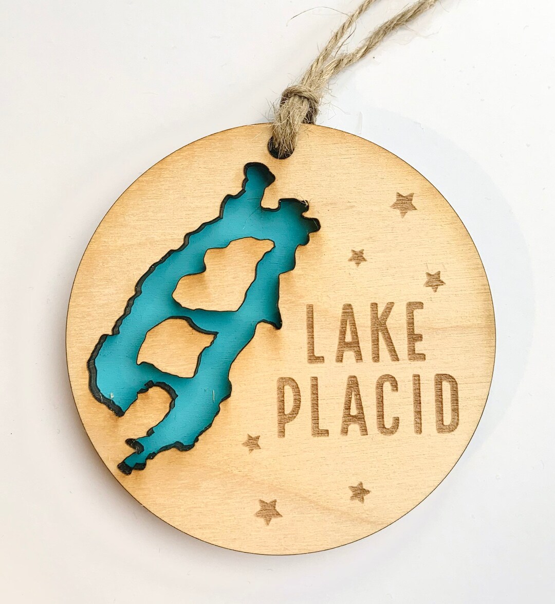 Lake Placid Ornament, Lake Placid Gift, Lake Placid Holiday Etsy